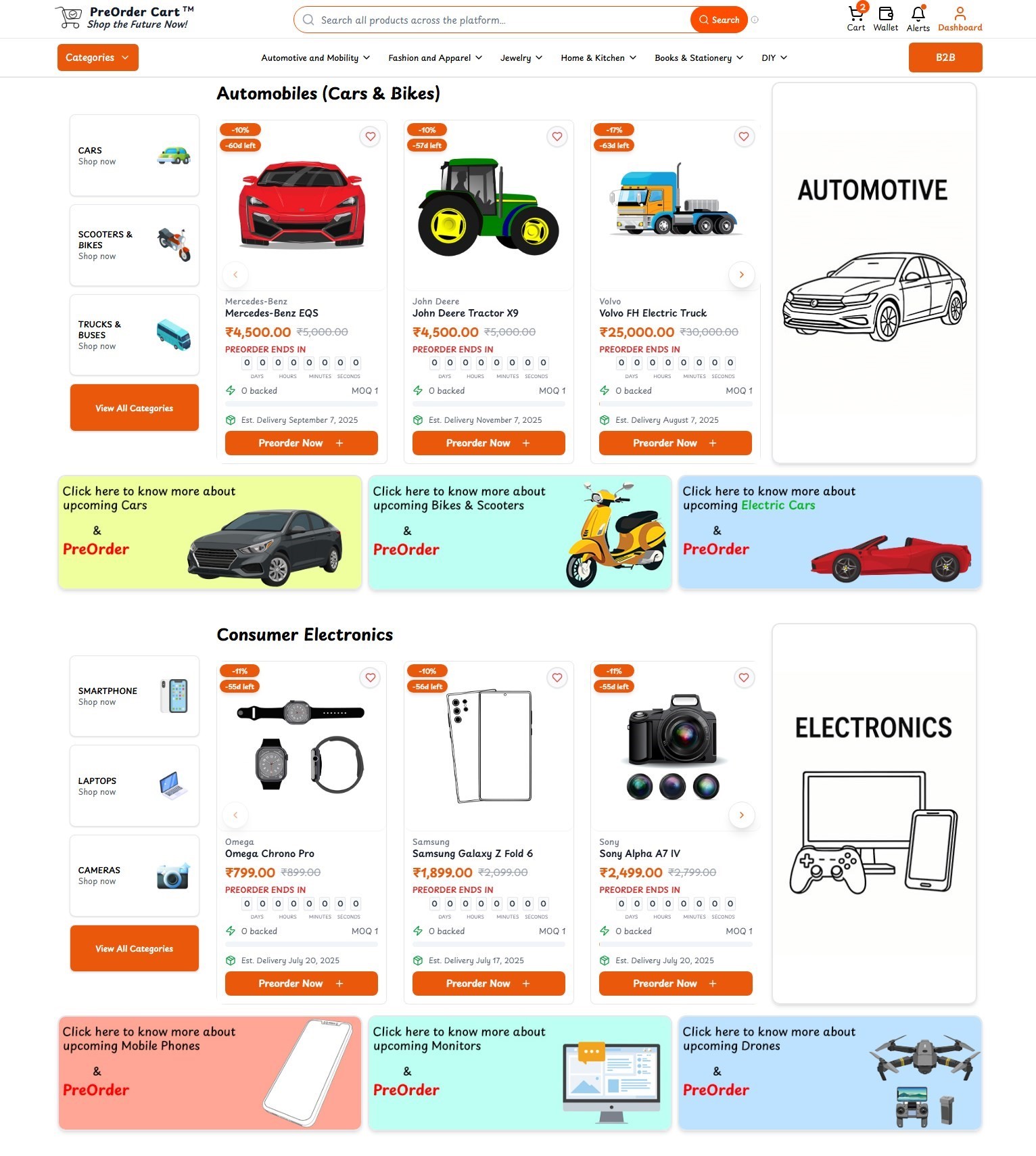 PreorderCart Products